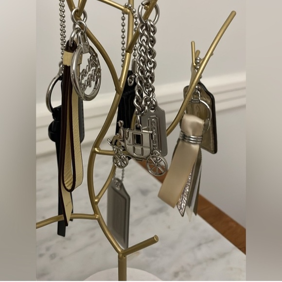 Coach Horse & Carriage Key Fob Keychain Bag Charm - Picture 10 of 11